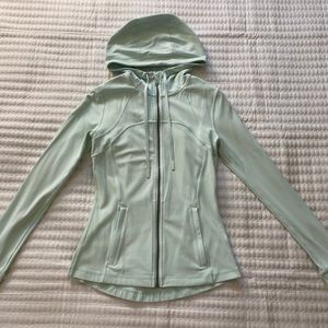 Define hooded Lululemon jacket - pretty mint green color! Excellent condition.